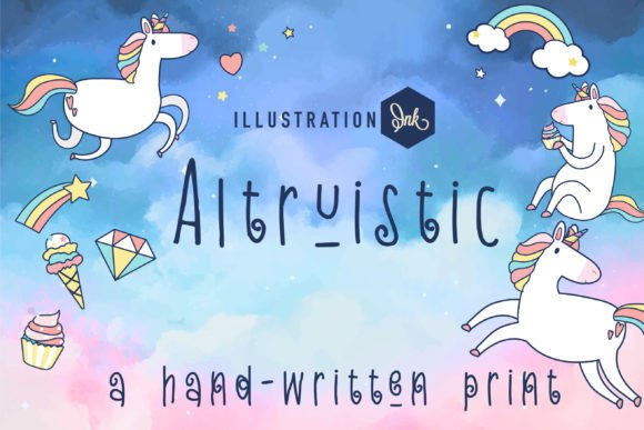 Altruistic: A Whimsical Handwritten Font for Web Designers