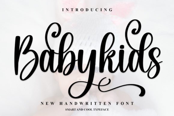 Babykids: A Stylish Handwritten Font for Modern Branding Projects