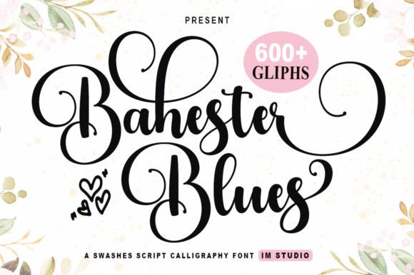 Bahester Blues: A Maker's Dream Handwritten Font for Elegant Designs