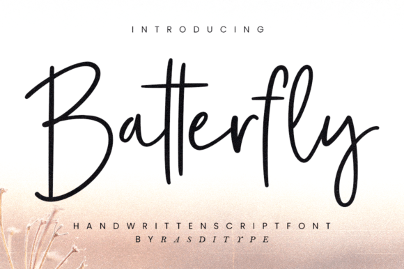 Batterfly: A Handwritten Font for Impactful Digital Marketing Designs