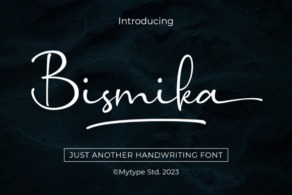 Bismika: A Sophisticated Script Font for Campaign-Ready Typography