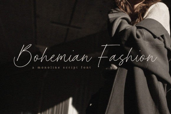 Bohemian Fashion: A Handwritten Script Font for Editorial Elegance