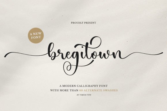Bregitwon: A Script Font That Elevates Your Business Brand