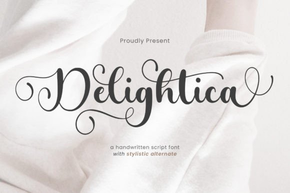Delightica: A Handmade Maker’s Secret for Elegant Script Fonts