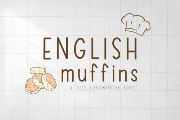 English Muffins: A Charming Handwritten Font for Modern Marketing Design