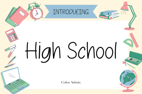 High School: The Varsity-Style Font That Boosts Brand Visuals