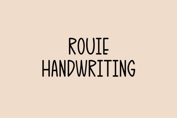 How Rouie, a Whimsical Handwritten Font, Transformed My Small Business Branding