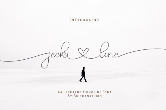 Jecki Line: A Handwritten Font That Elevates Small Business Branding