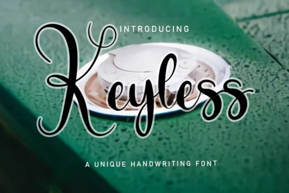 Keyless: The Script Font That Elevates Modern Marketing Typography