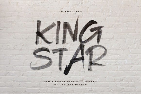 King Star: A Bold Script Font for Editorial Confidence