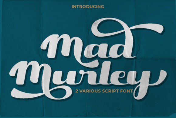Mad Murley: A Bold Script Font for Editorial Identity and Visual Impact