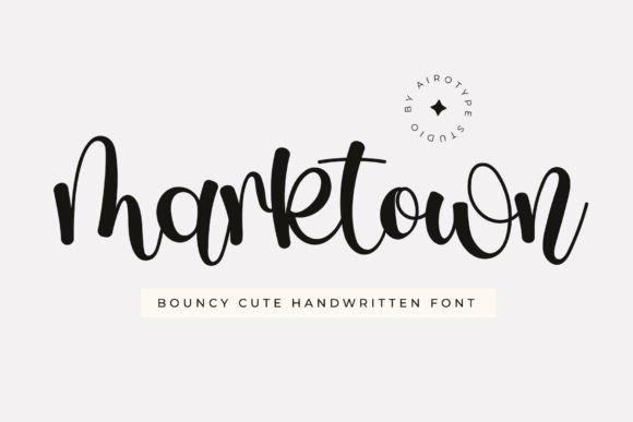Marktown: A Playful Script Font for Modern Campaign Design