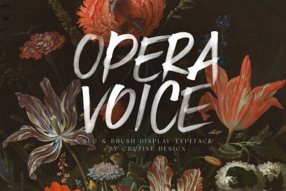 Opera Voice: A Bold Brush Font for High-Impact Campaign Typography