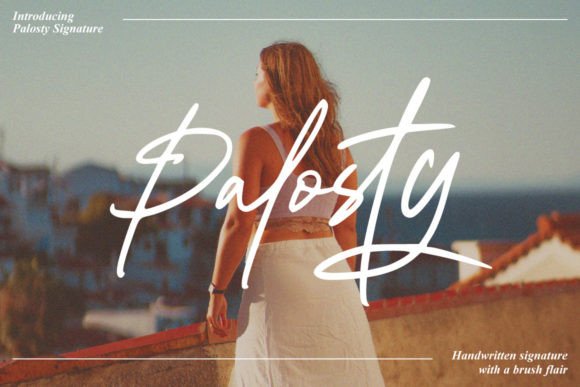 Palosty: A Graceful Script Font for Elegant Editorial Design
