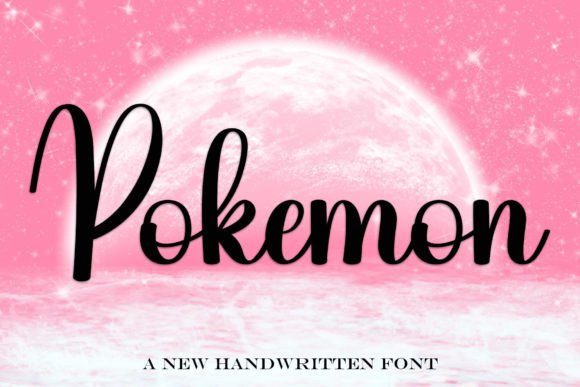 Pokemon: A Handwritten Font for Elegant Web Design