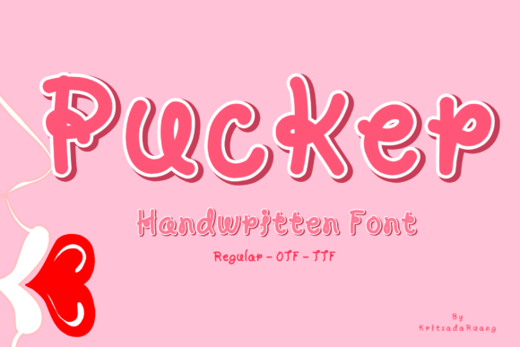 Pucker: A Cheerful Handwritten Font for Editorial Charm