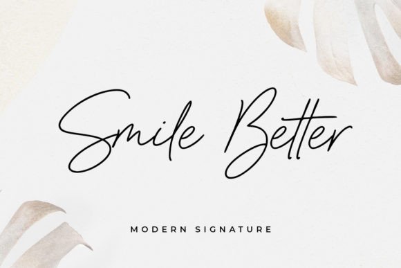 Smile Better: A Signature Font That Elevates Handmade and Craft Designs