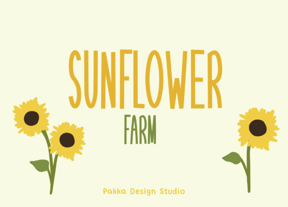 Sunflower Farm: A Handwritten Font That Brings Warmth to Editorial Design