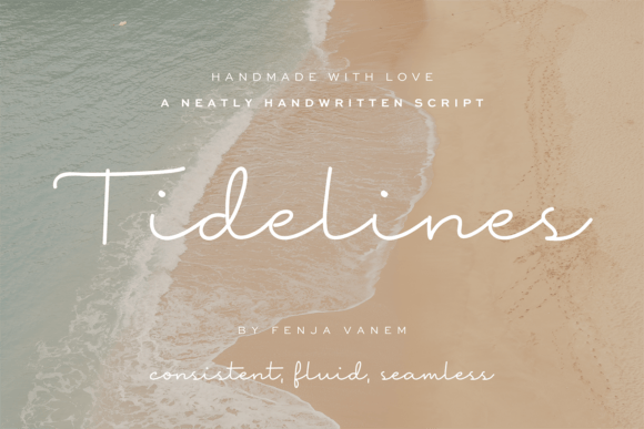 Tidelines: A Serene Script Font for Elegant Editorial Design