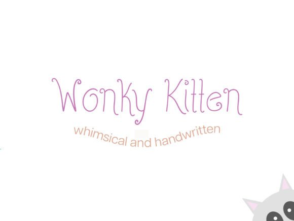 Wonky Kitten: A Whimsical Typeface for Playful Editorial Design